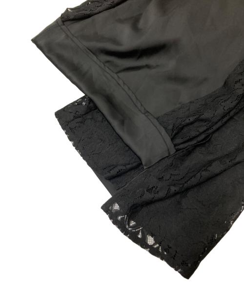 HARE（ハレ）HARE (ハレ) レースワイドパンツ ブラック サイズ:Fの古着・服飾アイテム