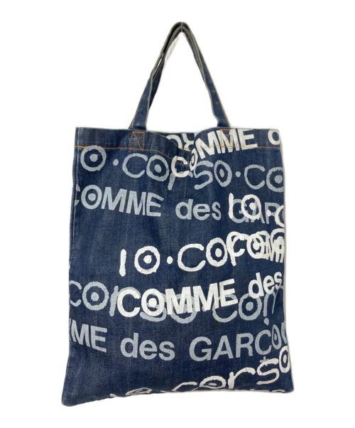 JUNYA WATANABE COMME des GARCONS（(ジュンヤワタナベ コムデギャルソン）JUNYA WATANABE COMME des GARCONS ((ジュンヤワタナベ コムデギャルソン) 10 corso como (ディエチ コルソコモ) デニムトートバッグ インディゴ×ホワイト サイズ:下記参照の古着・服飾アイテム