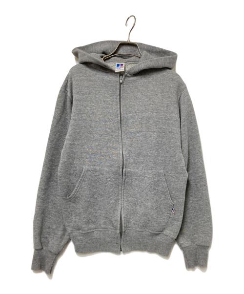 RUSSELL ATHLETIC（ラッセルアスレチック）RUSSELL ATHLETIC (ラッセルアスレチック) ジップパーカー グレー サイズ:Sの古着・服飾アイテム