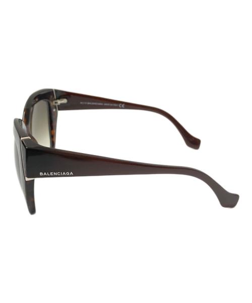 BALENCIAGA（バレンシアガ）BALENCIAGA (バレンシアガ) サングラス ブラウン サイズ:57□17-135の古着・服飾アイテム