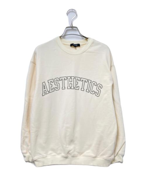 UNTITLED（アンタイトル）UNTITLED (アンタイトル) 裏毛ロゴスウェット ベージュの古着・服飾アイテム