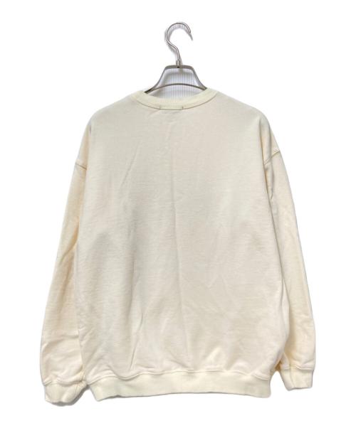 UNTITLED（アンタイトル）UNTITLED (アンタイトル) 裏毛ロゴスウェット ベージュの古着・服飾アイテム