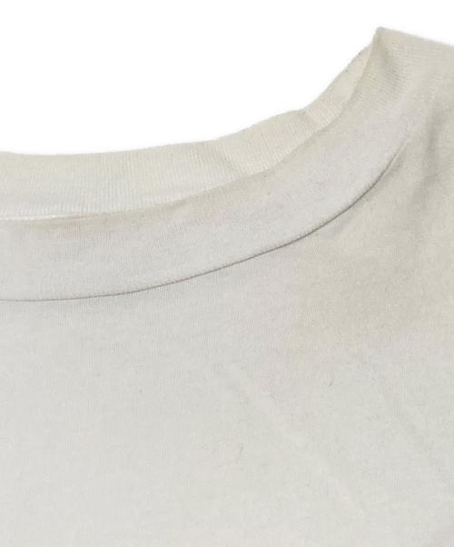 MARNI（マルニ）MARNI (マルニ) ロゴプリントTシャツ ホワイト×ブラック サイズ:38の古着・服飾アイテム