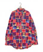 RALPH LAURENラルフローレン）の古着「パッチワークBDシャツ」｜マルチカラー