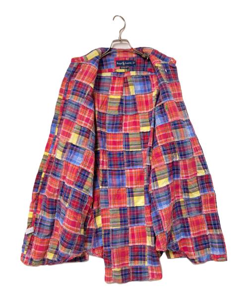 RALPH LAUREN（ラルフローレン）RALPH LAUREN (ラルフローレン) パッチワークBDシャツ マルチカラー サイズ:Lの古着・服飾アイテム