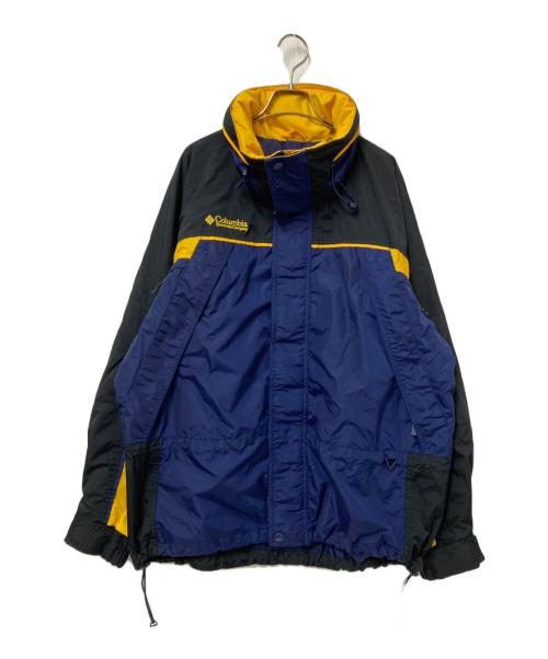 Columbia（コロンビア）Columbia (コロンビア) ジャケット ネイビー×イエロー サイズ:Lの古着・服飾アイテム
