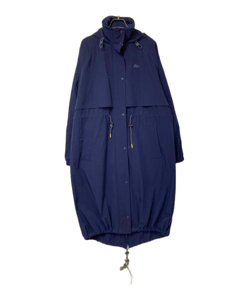 LACOSTE（ラコステ）LACOSTE (ラコステ) Contrast Accent Lightweight Hooded Rain Parka ネイビー サイズ:38の古着・服飾アイテム
