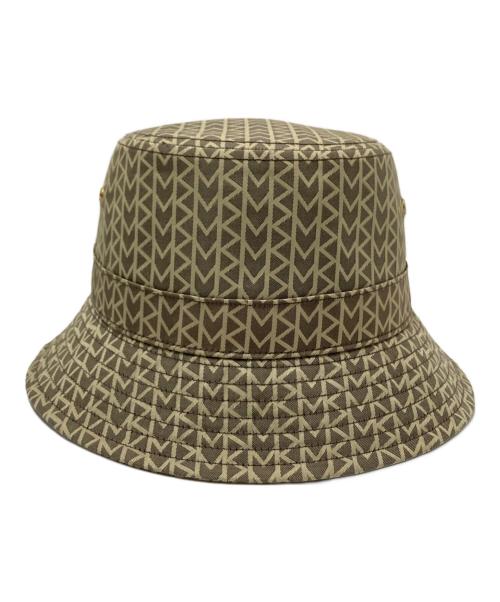 MICHAEL KORS（マイケル・コース）MICHAEL KORS (マイケル・コース) ロゴ ジャカード バケットハット ベージュ サイズ:下記参照の古着・服飾アイテム