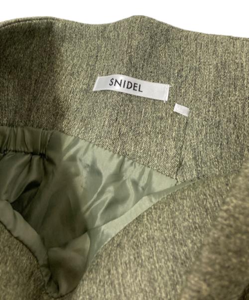 Snidel（スナイデル）Snidel (スナイデル) ドレープタイトホックスカート グリーンの古着・服飾アイテム