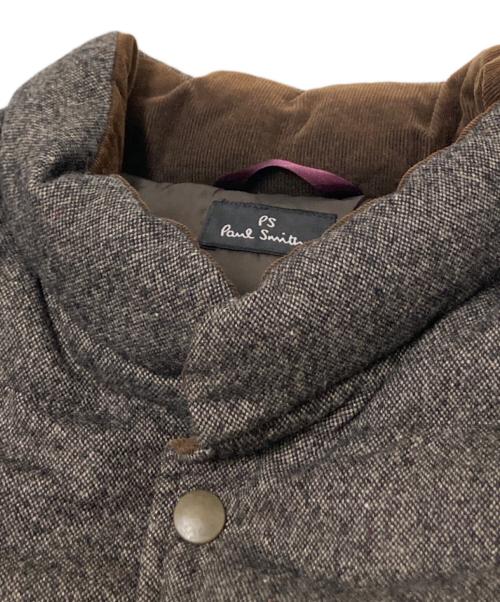 PS Paul Smith（ＰＳポールスミス）PS Paul Smith (ＰＳポールスミス) ダウンベスト ブラウン サイズ: Lの古着・服飾アイテム