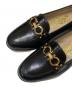 中古・古着 Salvatore Ferragamo (サルヴァトーレ フェラガモ) ローファー ブラック サイズ:5 1/2D：5000円