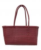 Sanramiサンラミ）の古着「カゴバッグ」｜ボルドー