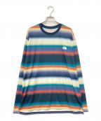 THE NORTH FACEザ ノース フェイス）の古着「ロングスリーブフラッシュドライボーダークルー」｜マルチカラー