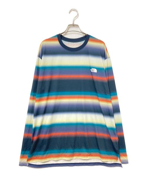 THE NORTH FACE（ザ ノース フェイス）THE NORTH FACE (ザ ノース フェイス) ロングスリーブフラッシュドライボーダークルー マルチカラー サイズ:XLの古着・服飾アイテム