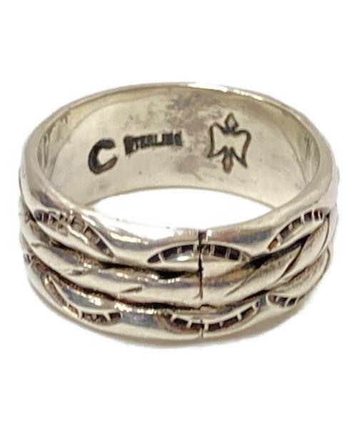 STERLING SILVER（スターリングシルバー）STERLING SILVER (スターリングシルバー) スターリングシルバーリング サイズ:約21～22号の古着・服飾アイテム