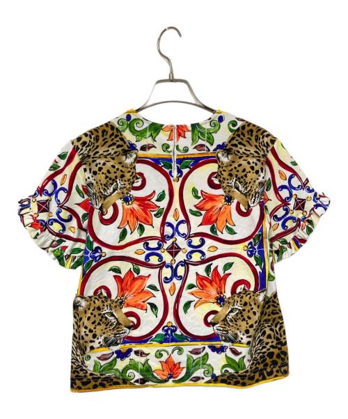 DOLCE & GABBANA（ドルチェ＆ガッバーナ）DOLCE & GABBANA (ドルチェ＆ガッバーナ) マジョリカプリントカットソー マルチカラー サイズ:下記参照の古着・服飾アイテム