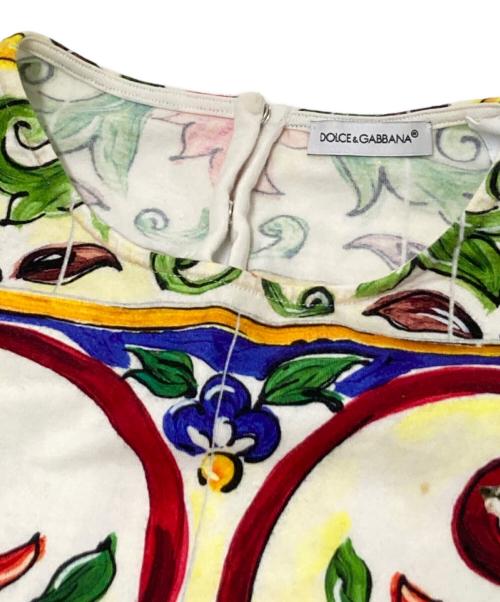 DOLCE & GABBANA（ドルチェ＆ガッバーナ）DOLCE & GABBANA (ドルチェ＆ガッバーナ) マジョリカプリントカットソー マルチカラー サイズ:下記参照の古着・服飾アイテム