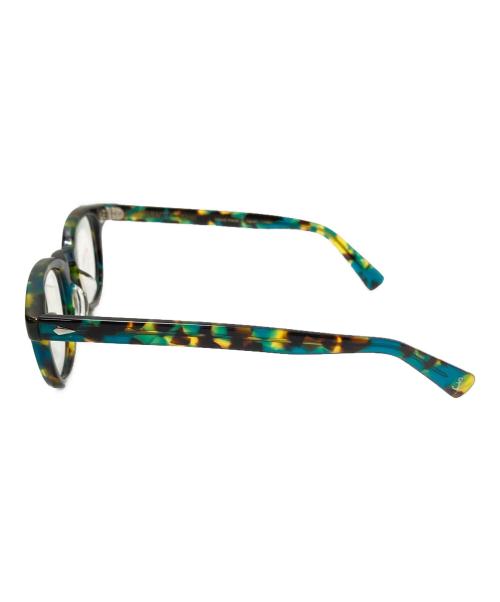 EVILACT（イーヴルアクト）EVILACT (イーヴルアクト) 眼鏡 ブルー×ブラウン サイズ:46/23・148の古着・服飾アイテム