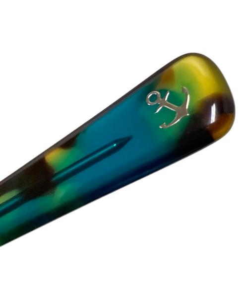 EVILACT（イーヴルアクト）EVILACT (イーヴルアクト) 眼鏡 ブルー×ブラウン サイズ:46/23・148の古着・服飾アイテム