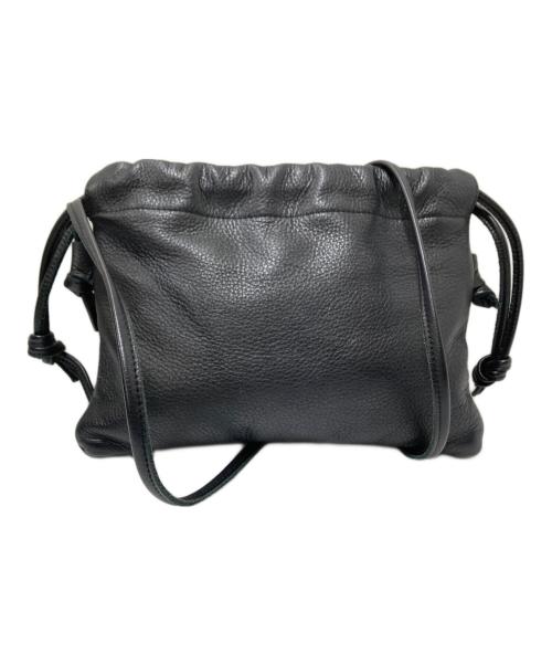 MORMYRUS（モルミルス）MORMYRUS (モルミルス) レザー巾着ショルダーバッグ ブラック サイズ:下記参照の古着・服飾アイテム