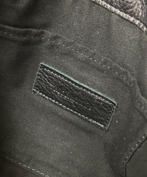 MORMYRUS（モルミルス）MORMYRUS (モルミルス) レザー巾着ショルダーバッグ ブラック サイズ:下記参照の古着・服飾アイテム