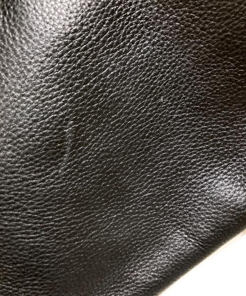 MORMYRUS（モルミルス）MORMYRUS (モルミルス) レザー巾着ショルダーバッグ ブラック サイズ:下記参照の古着・服飾アイテム