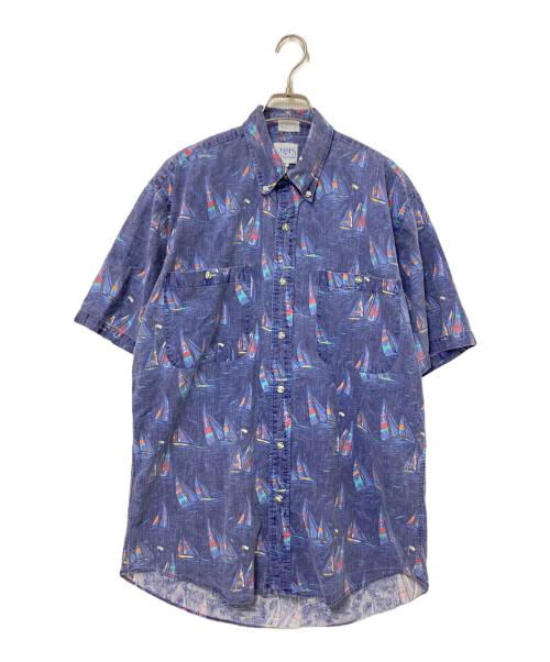 CHAPS RALPH LAUREN（チャップス ラルフローレン）CHAPS RALPH LAUREN (チャップス ラルフローレン) セーリング総柄ボタンダウンシャツ ブルー サイズ:Mの古着・服飾アイテム