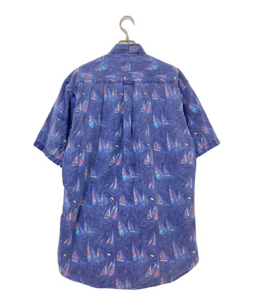CHAPS RALPH LAUREN（チャップス ラルフローレン）CHAPS RALPH LAUREN (チャップス ラルフローレン) セーリング総柄ボタンダウンシャツ ブルー サイズ:Mの古着・服飾アイテム