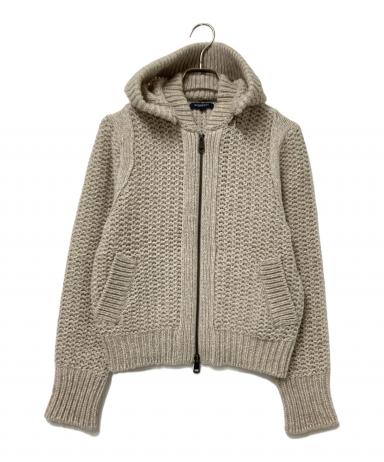 BURBERRY LONDONバーバリーロンドン イタリア製糸使用ペプラムウールニットジャケット【LKNA57641】 BURBERRY - BURBERRY LONDONバーバリーロンドン イタリア製糸使用
