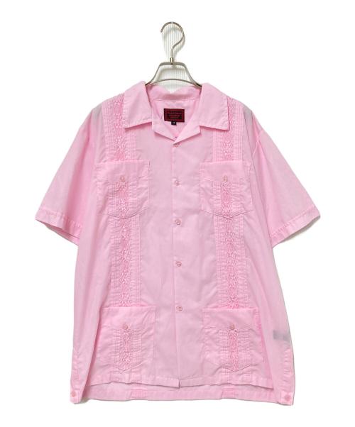 maximos yucatan（マキシモス ユカタン）maximos yucatan (マキシモス ユカタン) キューバシャツ ピンク サイズ:Sの古着・服飾アイテム
