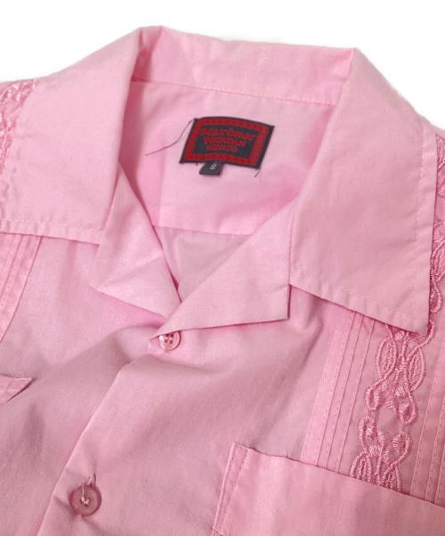 maximos yucatan（マキシモス ユカタン）maximos yucatan (マキシモス ユカタン) キューバシャツ ピンク サイズ:Sの古着・服飾アイテム