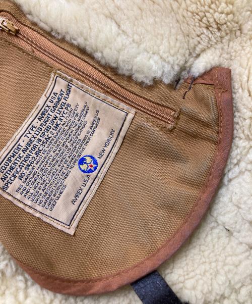 AVIREX（アヴィレックス）AVIREX (アヴィレックス) B-３ムートンジャケット ブラウン サイズ:38の古着・服飾アイテム