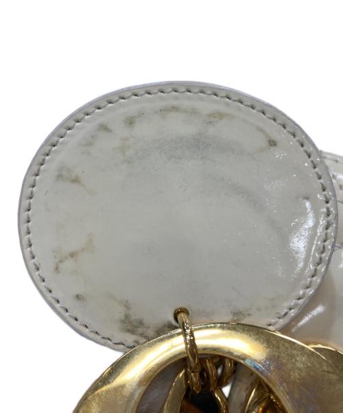 Christian Dior（クリスチャン ディオール）Christian Dior (クリスチャン ディオール) レディーディオール2WAYハンドバッグ ホワイト サイズ:下記参照の古着・服飾アイテム