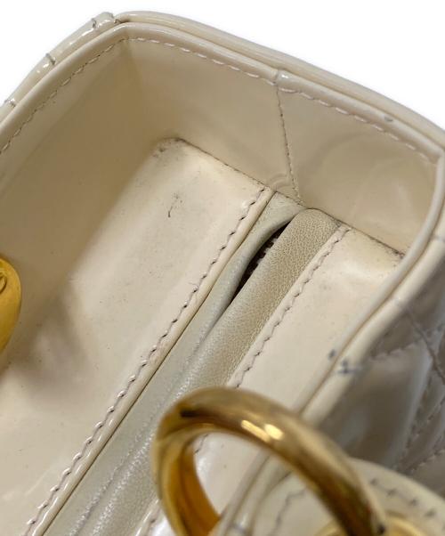 Christian Dior（クリスチャン ディオール）Christian Dior (クリスチャン ディオール) レディーディオール2WAYハンドバッグ ホワイト サイズ:下記参照の古着・服飾アイテム