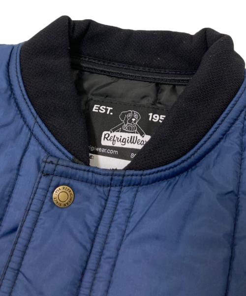refrigiwear（リフリッジウェア）refrigiwear (リフリッジウェア) キルティングジャケット ネイビー サイズ:Lの古着・服飾アイテム