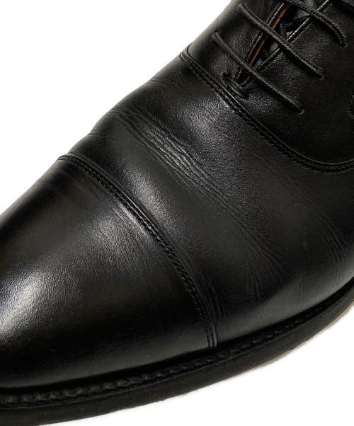 SCOTCH GRAIN（スコッチグレイン）SCOTCH GRAIN (スコッチグレイン) 内羽根 ストレートチップ シューズ ブラック サイズ:25 1/2の古着・服飾アイテム