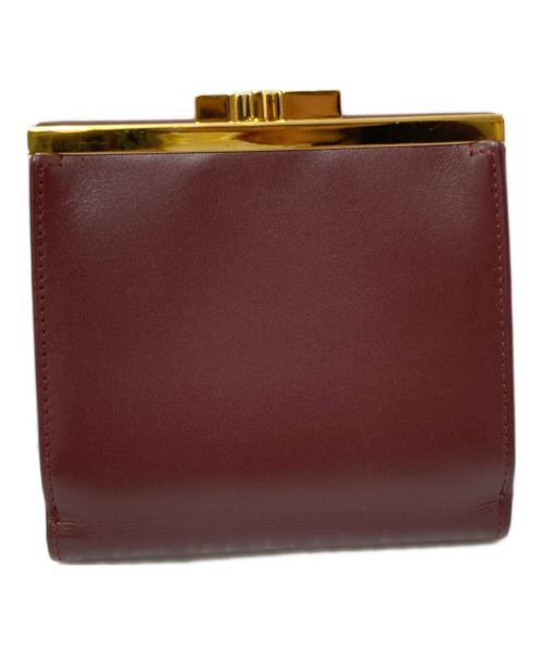 Cartier（カルティエ）Cartier (カルティエ) がま口2つ財布 ボルドー サイズ:下記参照の古着・服飾アイテム