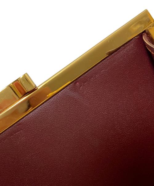 Cartier（カルティエ）Cartier (カルティエ) がま口2つ財布 ボルドー サイズ:下記参照の古着・服飾アイテム