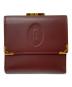 Cartier（カルティエ）の古着「がま口2つ財布」｜ボルドー