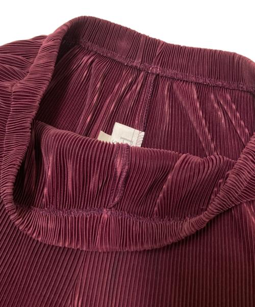 PETITE（プティット）PETITE (プティット) デザインプリーツパンツ ボルドー サイズ:下記参照の古着・服飾アイテム