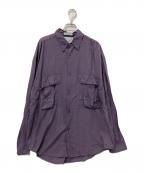 GOOUCHグーチ）の古着「レーヨンシャツ」｜パープル