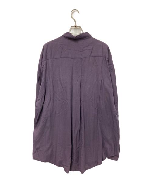 GOOUCH（グーチ）GOOUCH (グーチ) レーヨンシャツ パープル サイズ:Lの古着・服飾アイテム
