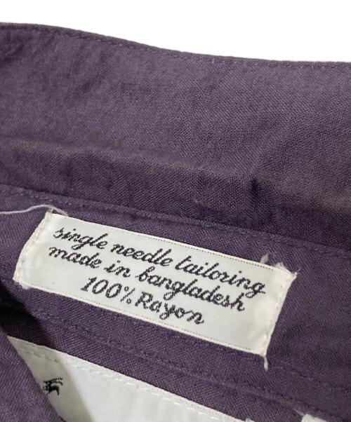 GOOUCH（グーチ）GOOUCH (グーチ) レーヨンシャツ パープル サイズ:Lの古着・服飾アイテム