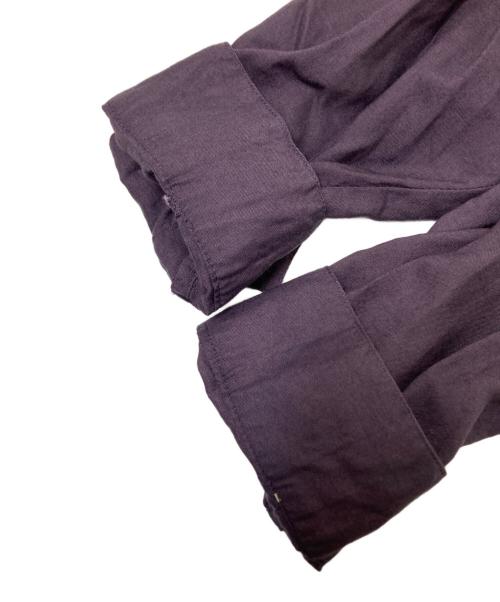 GOOUCH（グーチ）GOOUCH (グーチ) レーヨンシャツ パープル サイズ:Lの古着・服飾アイテム