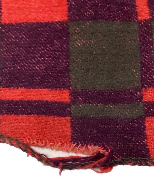 Champion（チャンピオン）Champion (チャンピオン) ヘビーネルシャツ レッド×グリーン サイズ:16の古着・服飾アイテム