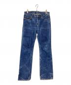 Hysteric Glamourヒステリックグラマー）の古着「加工デニムパンツ」｜インディゴ