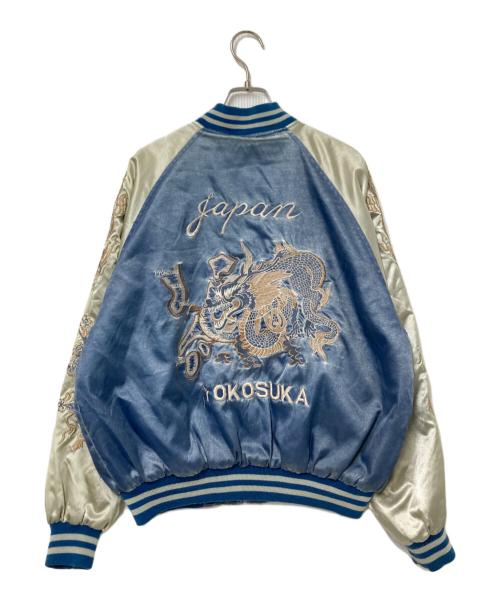 JUNGLE STORM（ジャングルストーム）JUNGLE STORM (ジャングルストーム) スカジャン ブルー サイズ:Fの古着・服飾アイテム