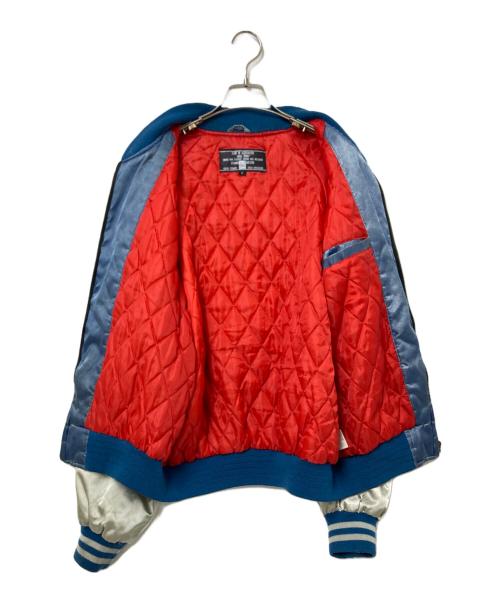 JUNGLE STORM（ジャングルストーム）JUNGLE STORM (ジャングルストーム) スカジャン ブルー サイズ:Fの古着・服飾アイテム