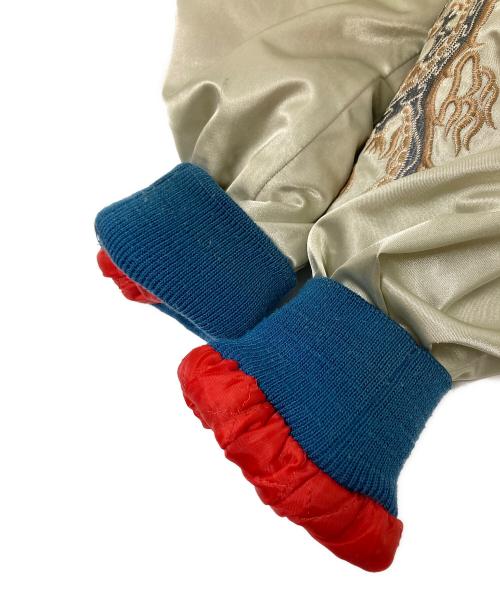 JUNGLE STORM（ジャングルストーム）JUNGLE STORM (ジャングルストーム) スカジャン ブルー サイズ:Fの古着・服飾アイテム