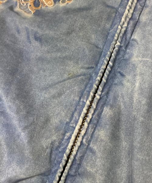 JUNGLE STORM（ジャングルストーム）JUNGLE STORM (ジャングルストーム) スカジャン ブルー サイズ:Fの古着・服飾アイテム